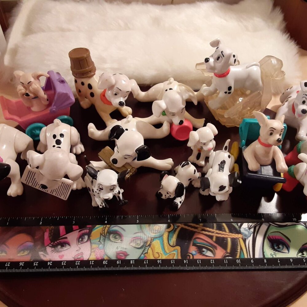 Vintage 90’s 101 Dalmations Applause Disney McDonalds Happy Meal Toys Lot Of 14
